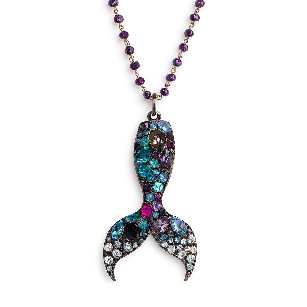 ⚜️ Elegant Mermaid Tail Pendant Necklace